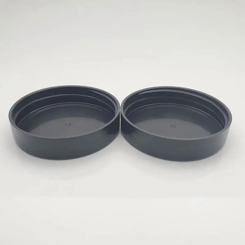 Good Quality Black 48-400 Smooth Side Screw Caps 48mm Plastic Lids for PET Jar