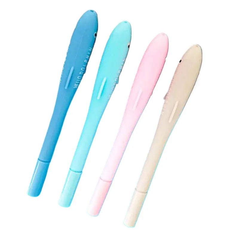 Cartoon Love Bear Pig Rabbit Mouse Silicone Black Ink Gel Pen for Writing Students' Gift Prize School Office Supplies