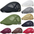 2024 Summer New Women Summer Mesh Breathable Ivy Hat Men British Beret Vintage Ivy Hats