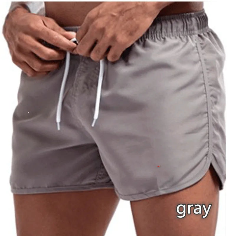 Wholesale Woven Solid Color Waterproof Breathable Eco-Friendly Beach Shorts Men's Casual Gym Sports Shorts