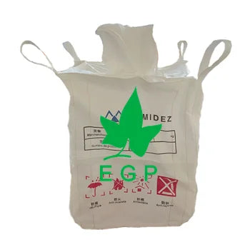 EGP Factory Big Bag for Cement Bag 100% Virgin Pp 1 Ton 2 Ton  Sand Bulk Bag Firewood Breathable mesh material