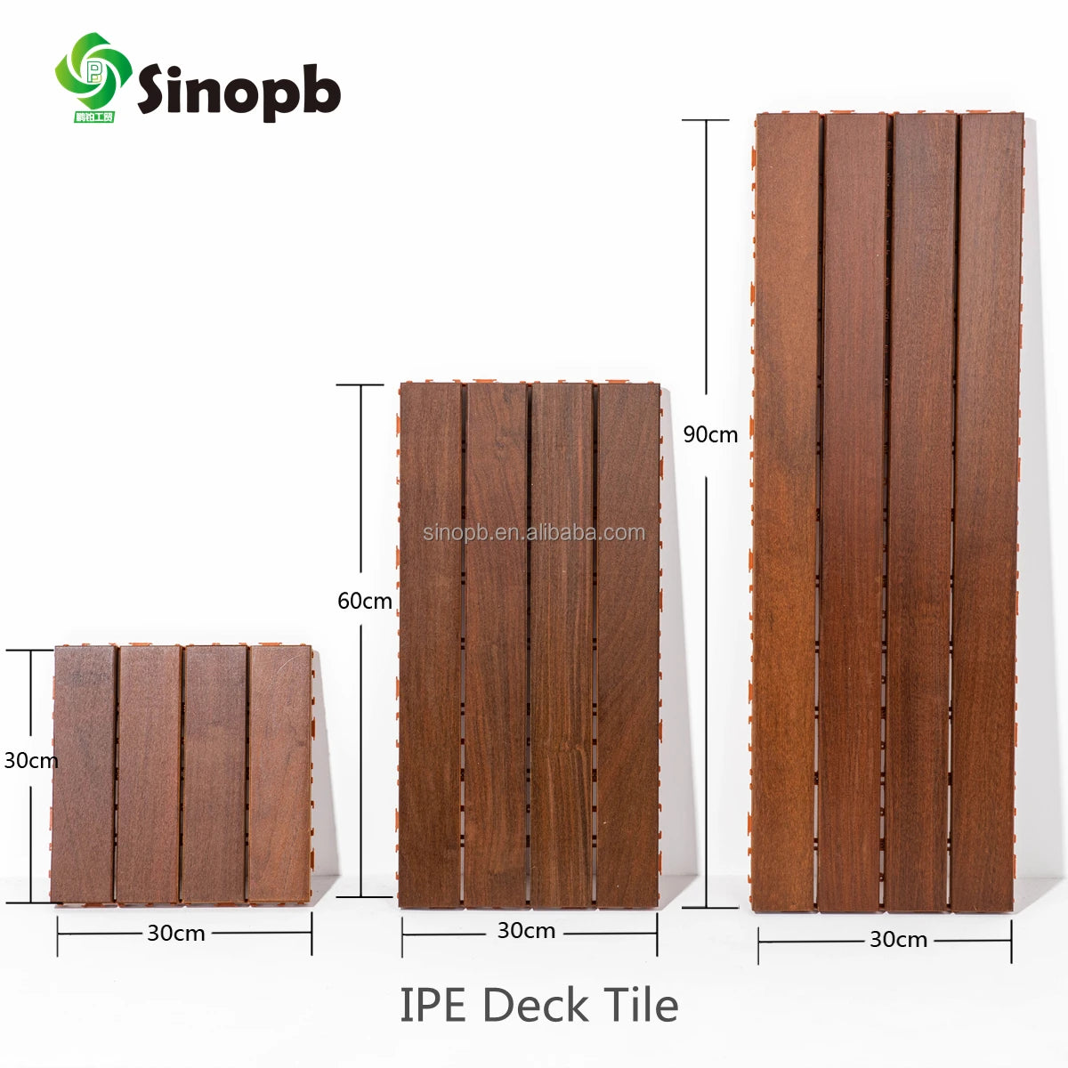 Luxury High Quality Square Wooden Deck Tiles Burma Teak Cumaru Kempas Merbau IPE Outdoor Courtyard Balcony Patio Tiles
