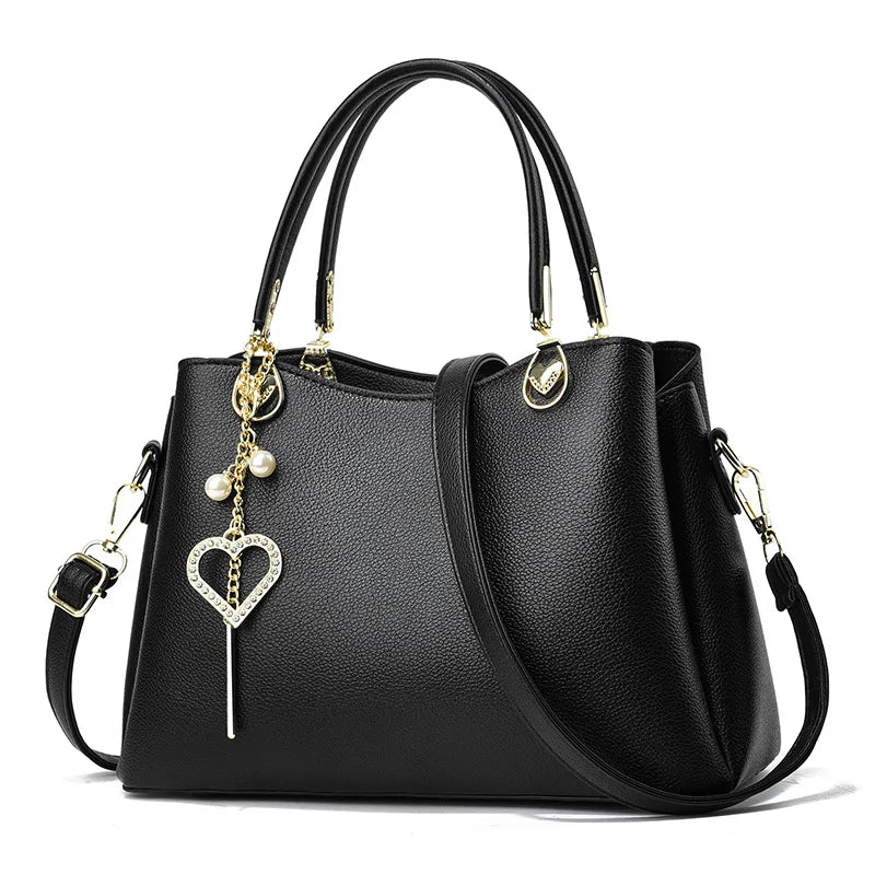 Wholesale Solid Color Handbags for Women in 2024 New Light Luxury and High-end Women's Single Shoulder Crossbody Bag