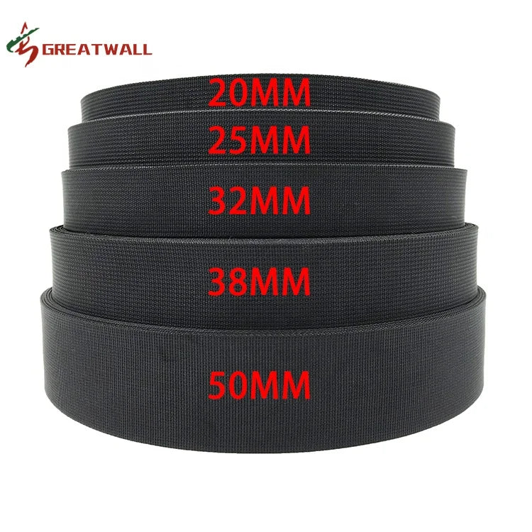 20mm 25mm 32mm 38mm 50mm  Seatbelt Webbing Webbing Strap Seat Belt for Car Polyester Webbing
