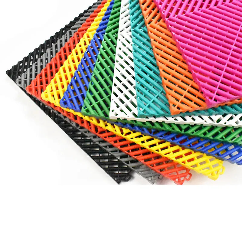 2025 Plastic Modular Interlocking Garage Floor Tiles Car Showroom Floor Tiles Car Park Tiles Design