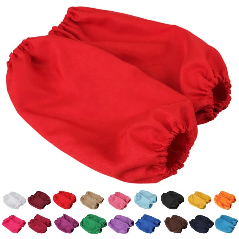 Custom Bulk Wholesale Arm Cover Sleeve Waterproof and Elastic Polyester and Cotton Leisure Kitchen Oversleeve