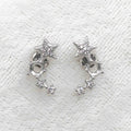 Sterling Silver 4*4mm Semi Mount Stud Earrings Empty Frame Support Blank Setting S925 Base Without Center Stone for DIY Inlay