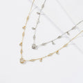 RINNTIN BQN01 Trendy Jewelry for Women Adjustable Necklace Classic Style Fashion Jewelry Necklace Zircon Clavicular Necklace