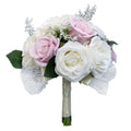 Morili the Bride Holds a Bouquet of Beautiful Wedding Dresses and Shoots Props With Multi-color Simulated Roses MB14
