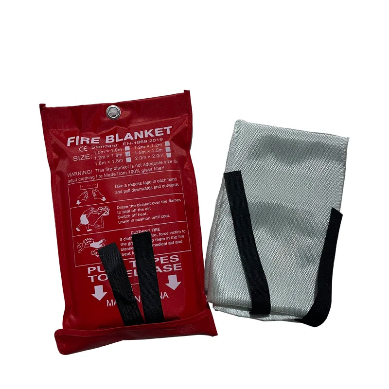 Emergency Fire Blanket for Car Fire Safety Heat Resistant CE Certified Fiberglass Fabric Cloth MegaBDM