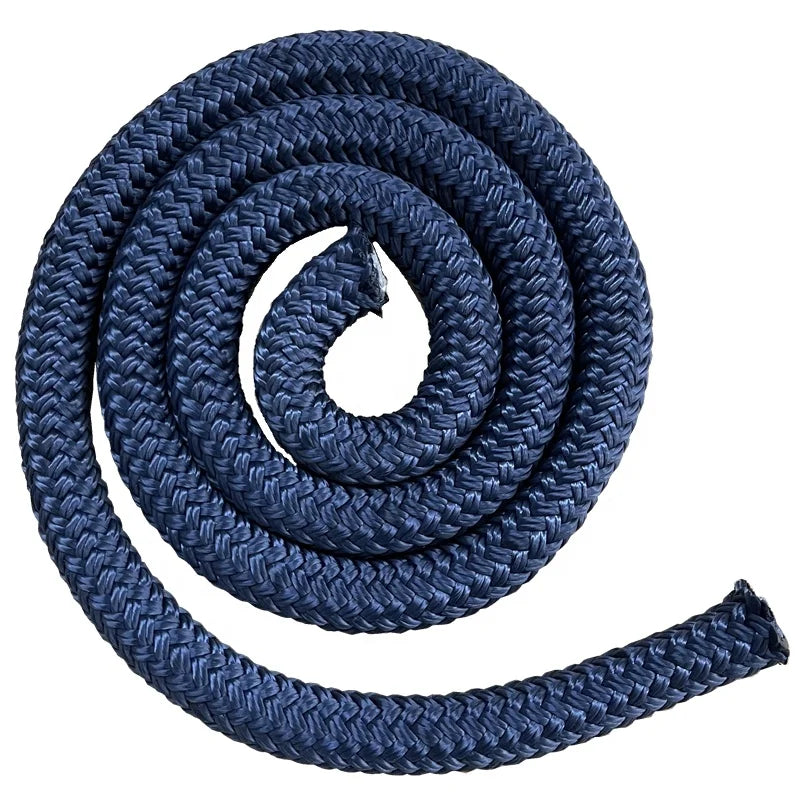 Double Braided PE Polyester Boat Mooring Rope Nylon Dock Line for Marine Accessories
