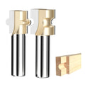 Tideway  Wood Carving Trim Mortising Router Bit Straight End Mill Cleaning Flush Trimming End Mill Carbide  LC17090404III