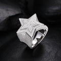 Factory-Crafted VVS1 D Color Moissanite Silver Bling Jewelry Rings GRA Certified 925 Sterling Silver