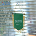 Custom National Day Saudi Flag Printed Polyester Mini Matt Saudi Arabia National Flag Mini Pennant Banner Flag