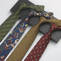 Fashion Design 8cm Regular Size Men Tie Printed Mens Necktie Abstract Design Premium Ties for Men