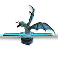 Holographic Display Projector High Resolution Desktop 14cm 3D Hologram Equipment Fan Store Open Advertising LED Fan Indoor