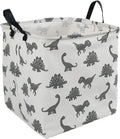 Square Storage Bin Canvas Fabric Storage Basket Waterproof Coating Toy Organizer With Handles Gift Basket for Home Office