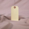 Custom Logo Wired Printed Reinforced Specialty Paper Manila Eyelet Shipping Tag With String