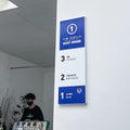 Floor Indexing Signage Lacquered Stainless Steel Road Sign Outdoor Signage Company Signboard Advertising Sign