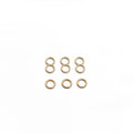 Eco-friendly Hanging Plating Rose Gold Alloyed Bra Sliders Rings Bra Straps Adjusters Manufacturer for Underwear