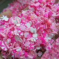 1kg DIY Craft Slime Sprinkles Pink Snowflake Sequin Pink Christmas Cane House Candy Sweet Mix Polymer Clay Sprinkles Slices