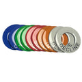 Power Squat Rack Magnets Identifier Rings for Bench Press Squat Overhead Press 10 Pcs