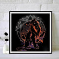Modern Fashion Canvas Art 5d DIY Diamond Painting Cartoon Character 5D Portrait Diamond Art Painting Home Decoration Kits