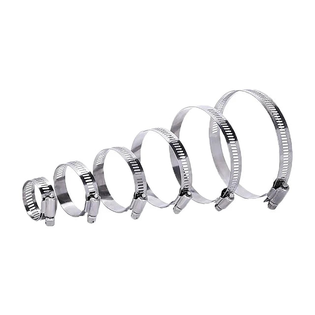 Power Seal Steel Hose Clamp Mini Clamp Heavy Duty Embossed Band Worm Gear Drive 3-Year Warranty Free Samples Included