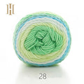 55%Acrylic 45%Cotton Skin-Friendly Children's Clothes Hand-Knitted Cake Yarn High Tenacity Dyed Weaving Yarn