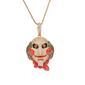 CN250 Large Size Bling Bling CZ Jewelry  Pendant Iced Out Cubic Zircon Pendent Necklace Gold Hip Hop Gift Jewelry