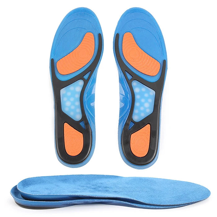 Silica Gel Orthotic Elastic Insoles Arch Sports & comfort Insoles Shoe Pad Sport Running Gel Sport Insoles for Shoes