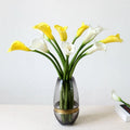 M186 Wedding Decor Artificial Flower Wholesalers Calla Lily Artificial Real Touch Calla Lily Bulbs Silk Artificial Calla Lilies