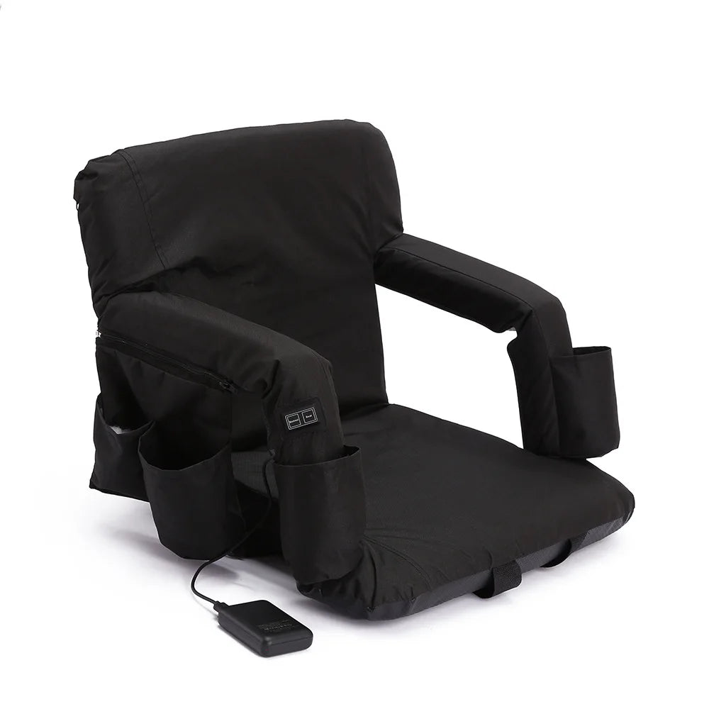 Wholesale Portable Adjustable Durable Folding Stadium Seat Cushion Steel Frame Custom Logo Outdoor Heated Sports Entertainment