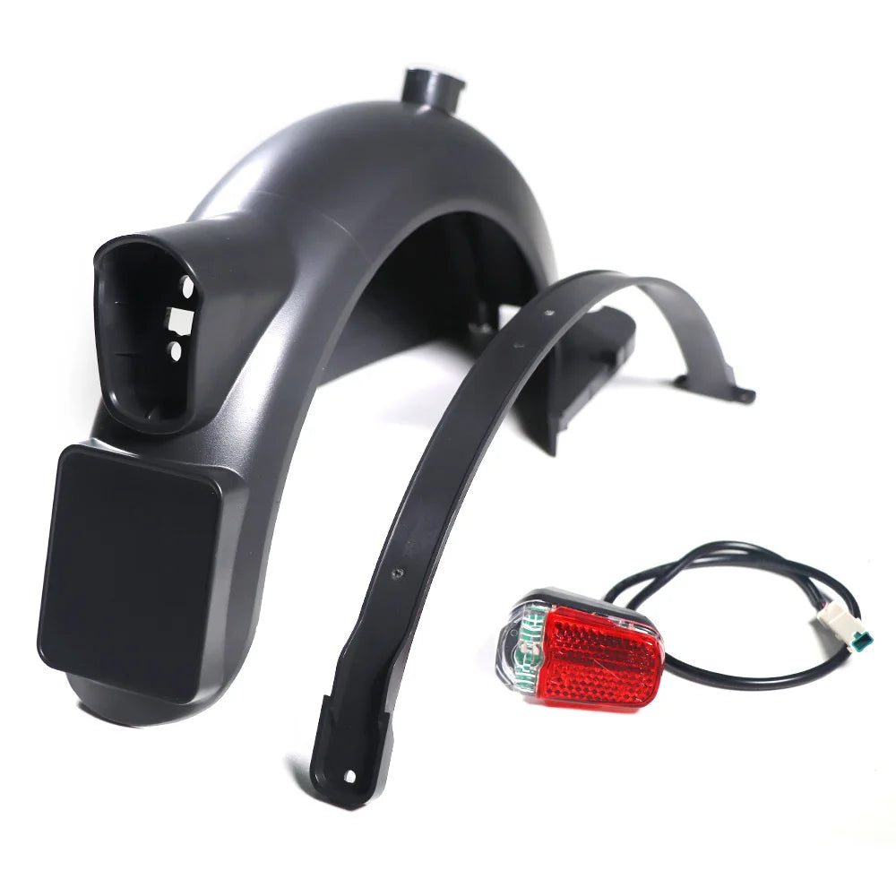 Rear Fender +Light+Hook for Nine Bot MAX G30 G30D Electric Scooter Water Baffle Guard Rear Wheel Mudguard Scooter Parts