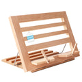 SINOART in Stock Tabletop Easel Adjustable Bend Book Angle Bamboo Book Stand Wood for Painting and Reading