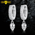 Earrings Jewelry Stainless Steel Punk Style Wholesale Skull Mens Hoop Earrings Party Jewelry