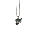 2025 Latest Custom Collectible Gift Syrian Flag Necklace Metal Zinc Alloy Eco-Friendly