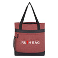 RUTH Hidden Zipper Kids Outing Tote Bag with PP Webbing Handle Side Mesh Pocket Corduroy Leopard Pattern Medium Size