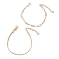 Wholesale New Fashion Double Layer Sterling Silver Crystal Bracelet Exquisite Exaggeration Women's Wedding Charm Bracelets