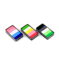 Rainbow Water-Activated Professional Face and Body Paint Kit with Stencils for Body Painting Supplies