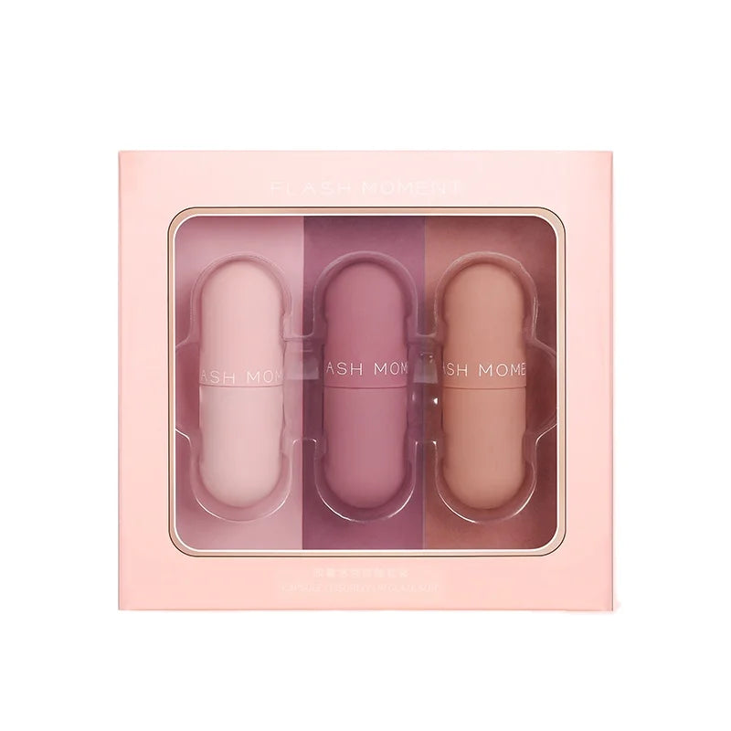 Lip Set 3 Colors Matte Liquid Lipstick Matte Set Lip Glossy Vegan High Shine Lip Gloss Wholesale Makeup