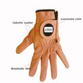 Sample Support Custom logo Right Men Women Left Hand Sheepskin Premium Full Color White Soft Cabretta Leather Golf Glove