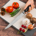 8 Inch 3Cr13 Stainless Steel Kitchen Slicing Knife Ergonomic Pakka Wood Handle Eco-Friendly