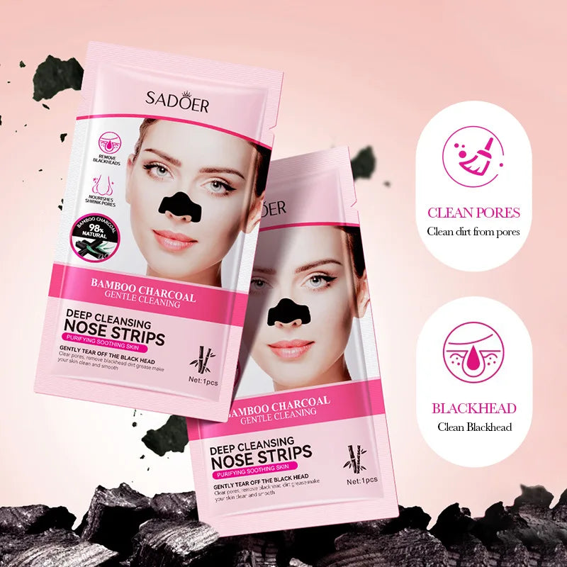 Wholesale Nose Mask Deep Cleansing Blackhead Removal Strips for Nose Skin Pores Shrinking Patch Nose Mask