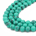 Loose Beads Wholesale Green Turquoise Stone Beads for Jewelry Making