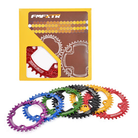 104 BCD 36/38T Round Shape Narrow Wide Bicycle Chainwheel for MTB Road Bike Crankset Single Speed Disc Bicycle ChainRing