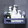 Powerful Vacuum Suction Cup Hooks Bathroom Suction Cup Corner Shower Shelf Bathroom Storage Basket Suction Shower Caddy