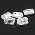 Emerald Cut / Octagon 4x3mm ~ 10x8mm Synthetic Loose Gemstone Price White D Color VVS Moissanite Diamond