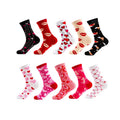 Newest Heart Jacquard Valentine's Day Series Mid-calf Cotton Socks