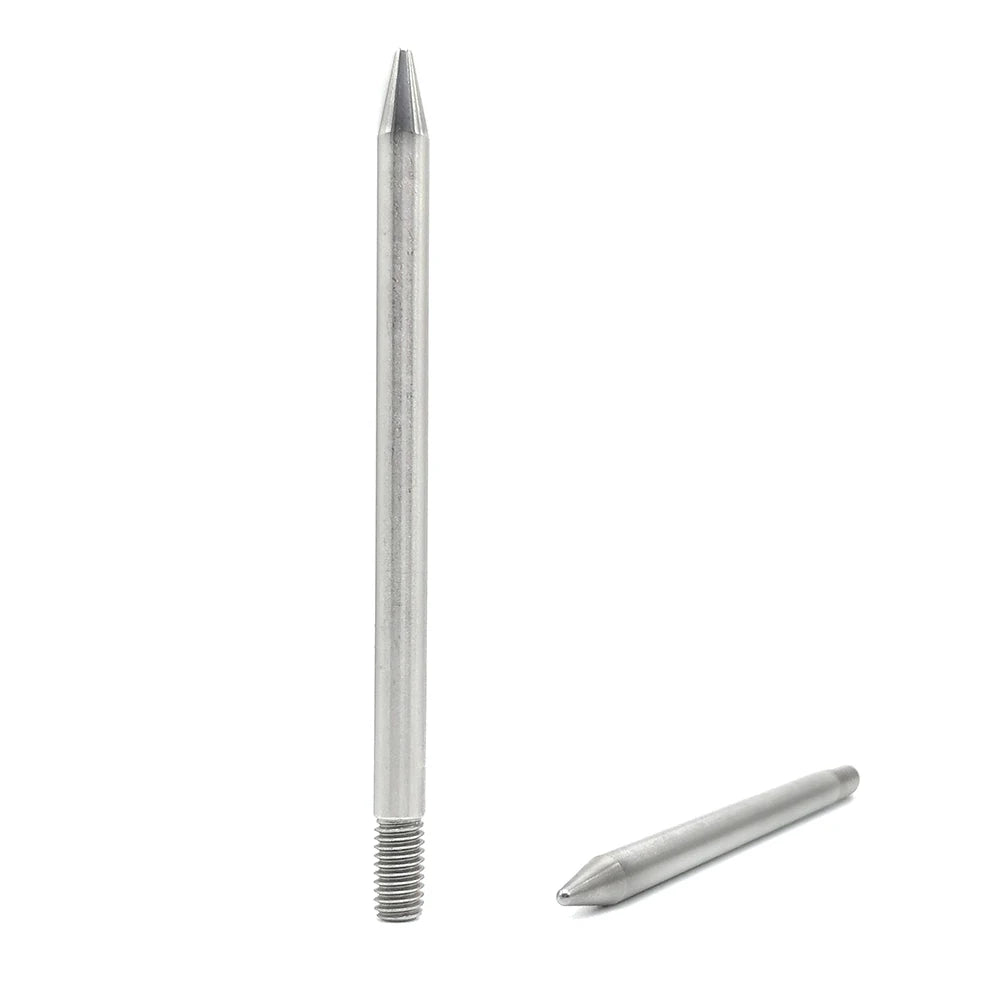 M2 M3 M4 M5 M6 Custom Made Stainless Steel Brass Aluminium Threaded Conical Dowel Pin Shaft Pin